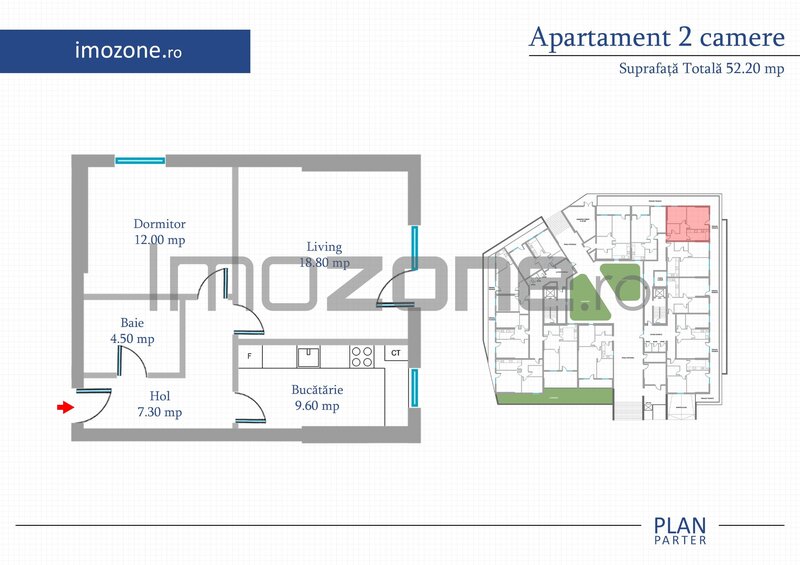 Metrou Pacii, Preciziei, Militari, apartament 2 camere, 53 mp, bloc nou.