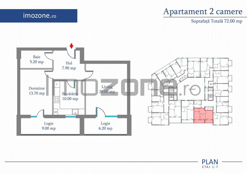 Militari Apartament 2 Camere 58 mp Bloc Nou Metrou Pacii / Preciziei