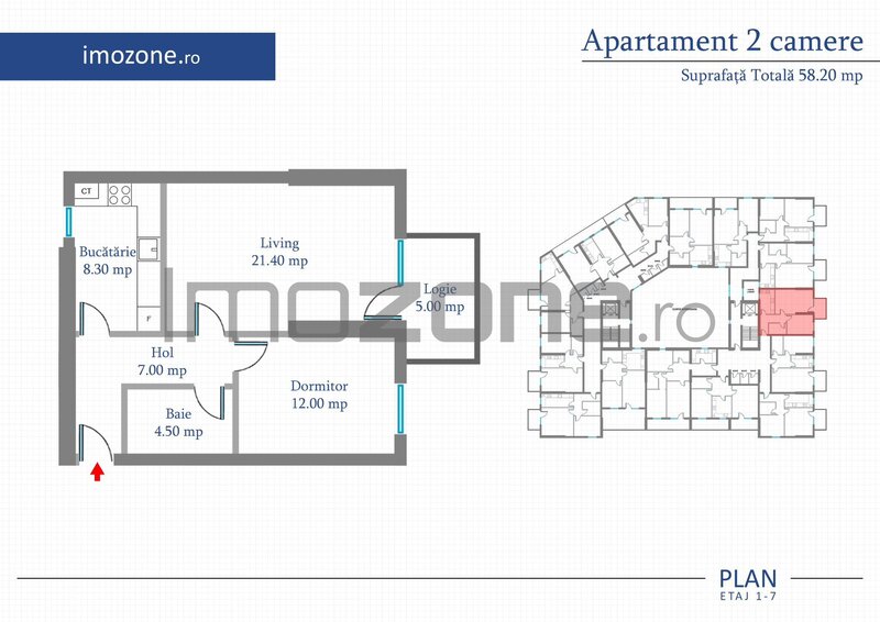 Militari Apartament 2 Camere 58 mp Bloc Nou Metrou Pacii / Preciziei