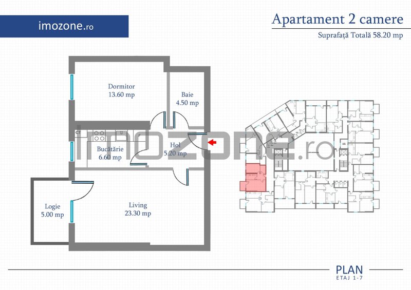 Militari Apartament 2 Camere 58 mp Bloc Nou Metrou Pacii / Preciziei